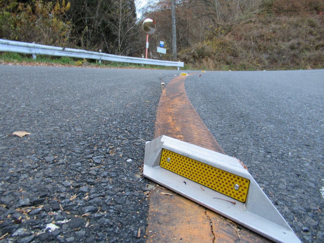 センターライン上に突起物あり！ご注意ください！ | 第13回榛名山